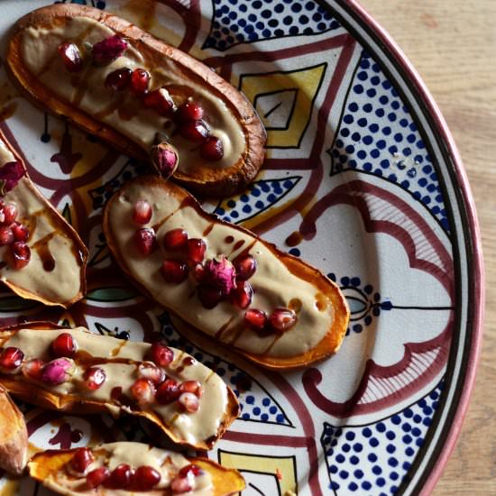 Middle Eastern Sweet Potato Toast