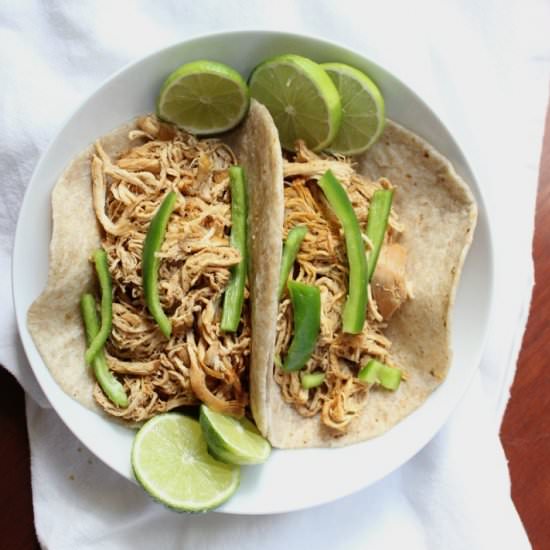 Slow Cooker Chicken Carnitas