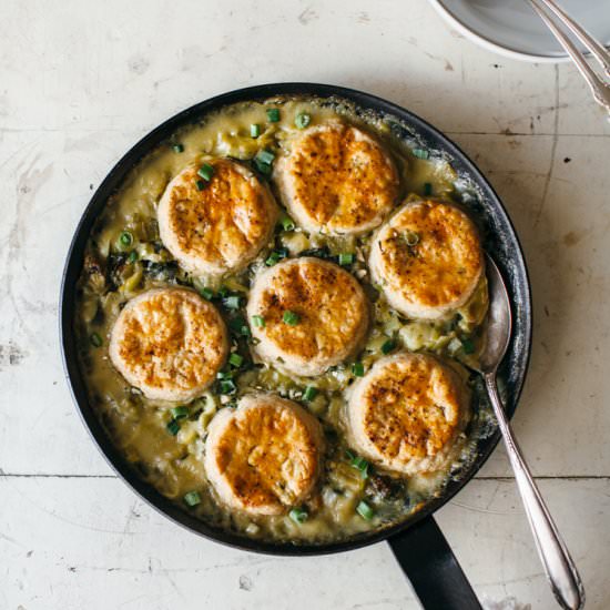 A Big Green Cobbler