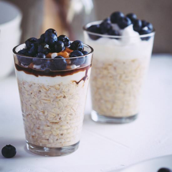 Vanilla Oats with Coffee Syrup
