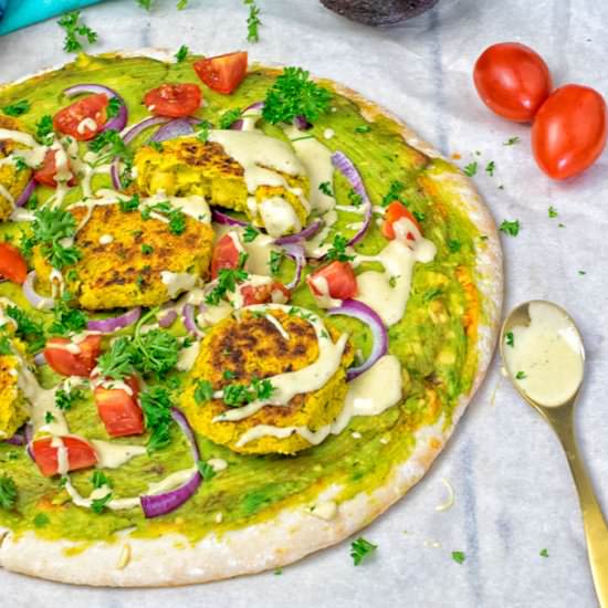 Mediterranean Vegan Pizza