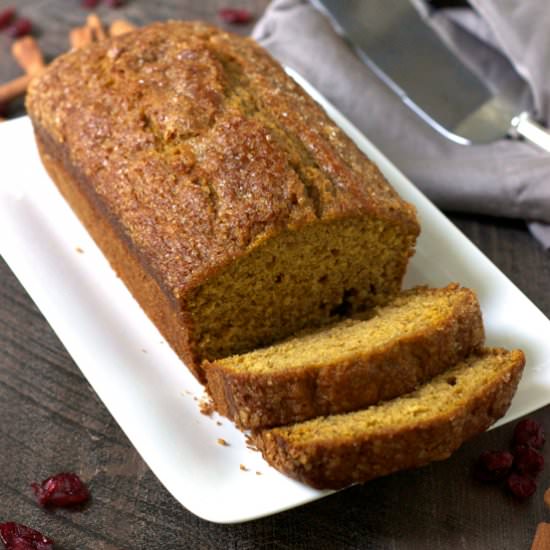 One-Bowl Skinny Pumpkin Bread