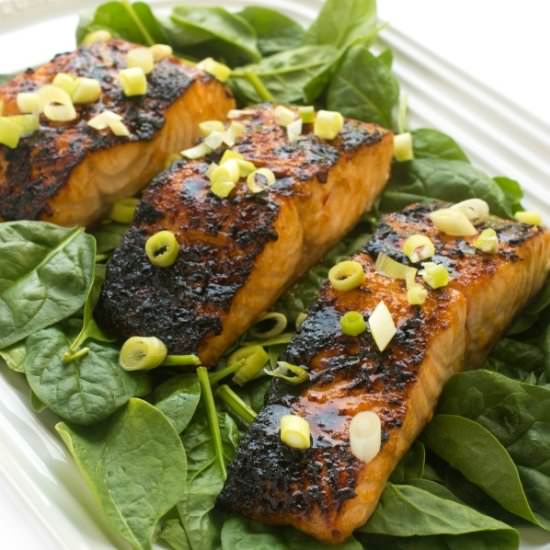 Honey Soy Glazed Salmon