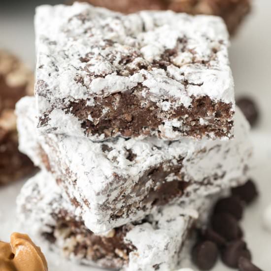 Muddy Buddy Krispie Treats