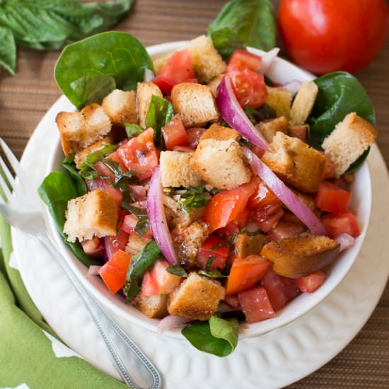 Gluten-free Balsamic Panzanella