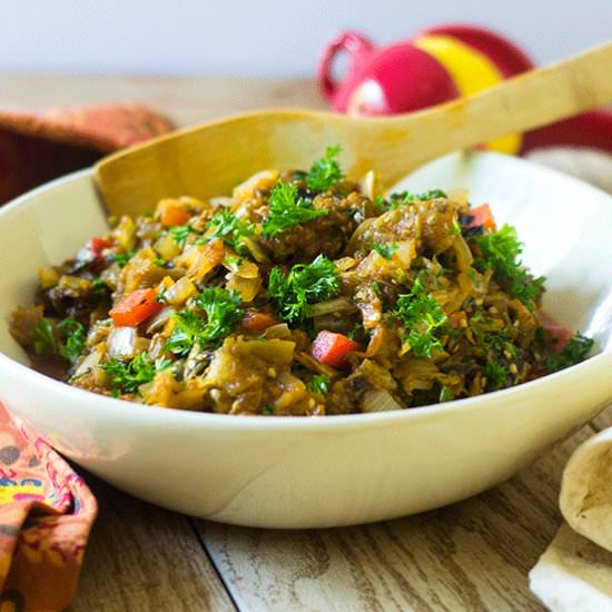 Charred Eggplant Salad