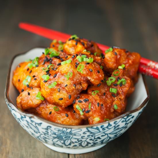 Honey Sriracha Chicken Karaage