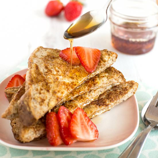 Healthier French toast