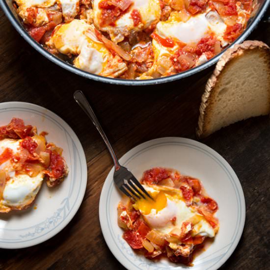 Eggs with Tomato and Onion