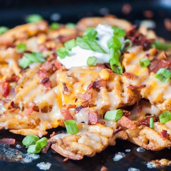 Waffle Fry Nachos