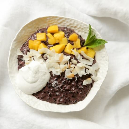 Thai Coconut Black Rice Pudding