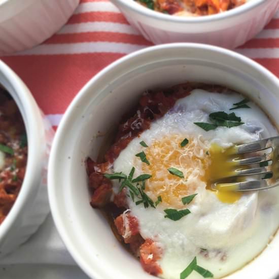 Baked Eggs Provencal