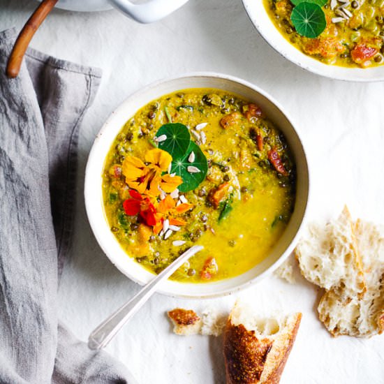 Golden French Lentil Stew