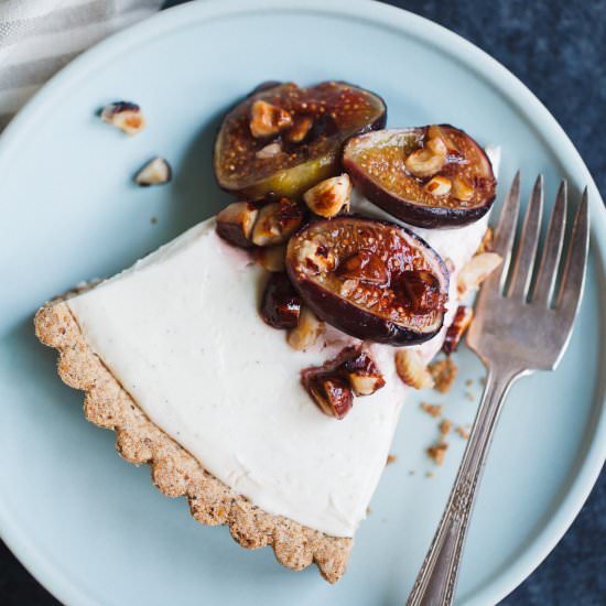 Ginger Goat Cheese Cheesecake