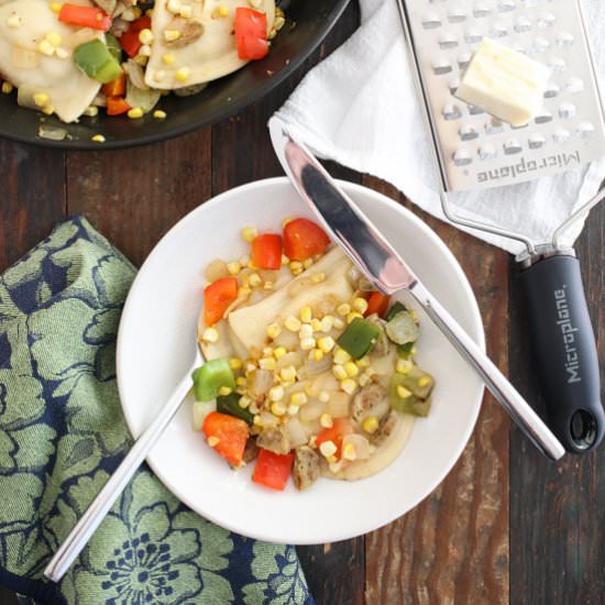 Pierogies with Onions