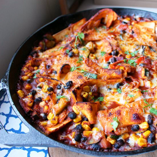 Veggie Enchilada Skillet