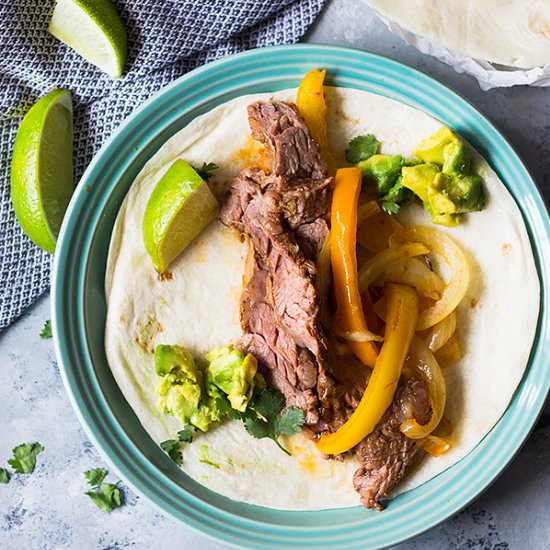 Sheet Pan Steak Fajitas