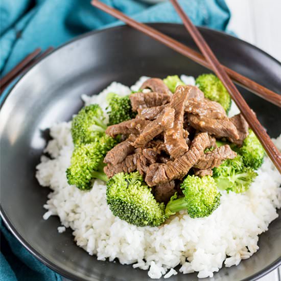 Slow Cooker Beef and Broccoli