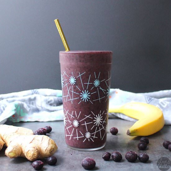 Ginger Blue Green Smoothie