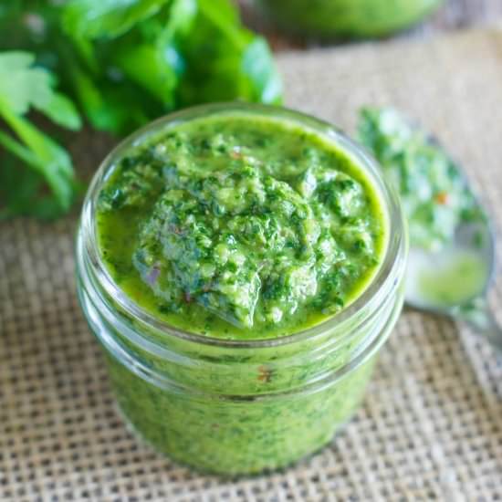 Homemade Chimichurri Sauce