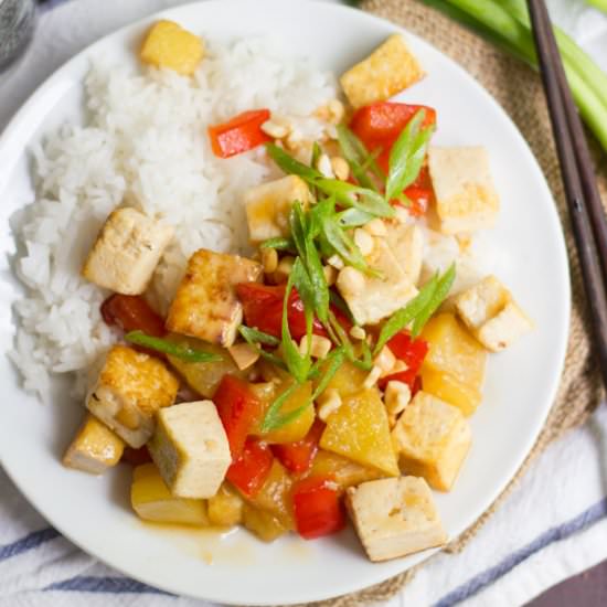 Pineapple Sweet & Sour Tofu
