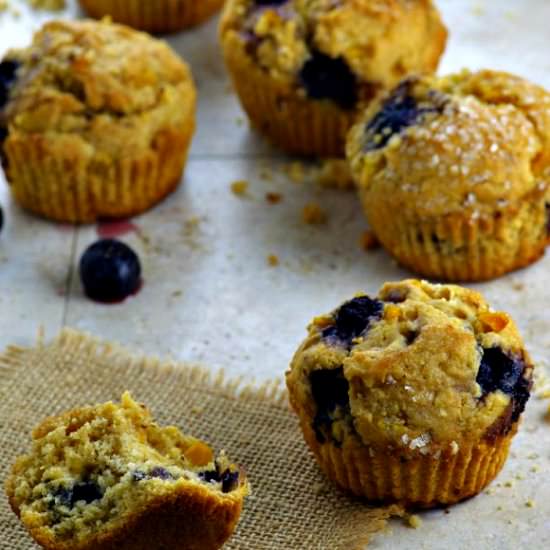 Blueberry Corn Muffins