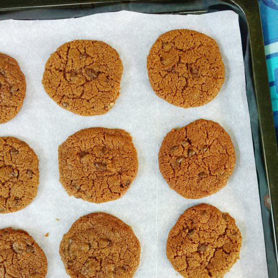 Nutella Chocolate Chip Cookies