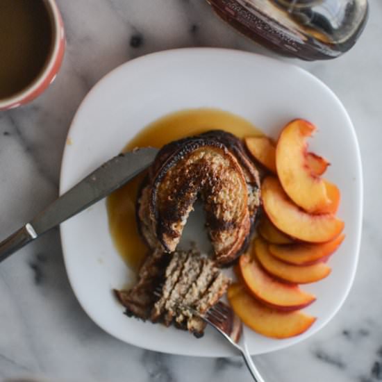 Healthy Banana Oat Pancakes