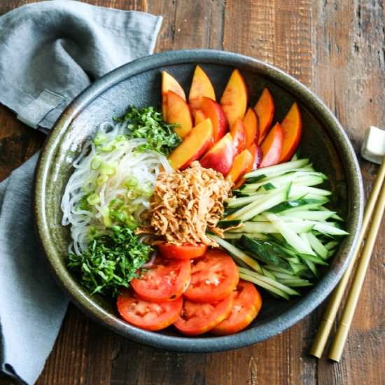 Nectarine Clear Noodle Salad