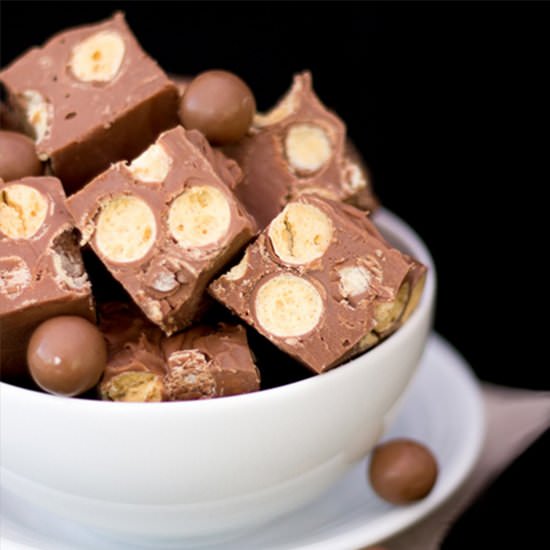 Microwave Maltesers Fudge