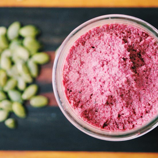 Beet & Pumpkin Seed Pesto