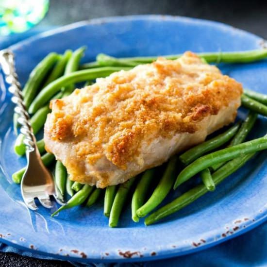 Horseradish Crusted Pork Chops