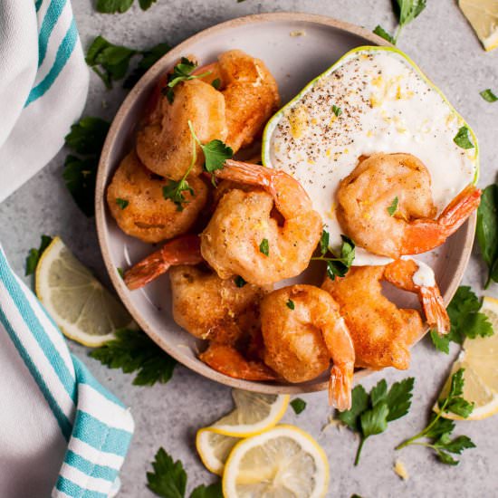 Beer Battered Shrimp Appetizer