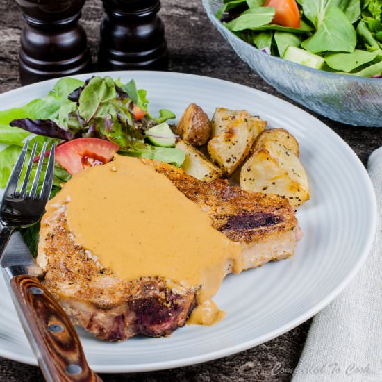 Pork Chops with Hard Cider Sauce