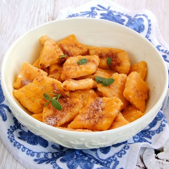 Dumplings with Sweet Potato