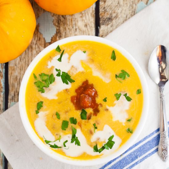 Spicy Southwest Pumpkin Soup