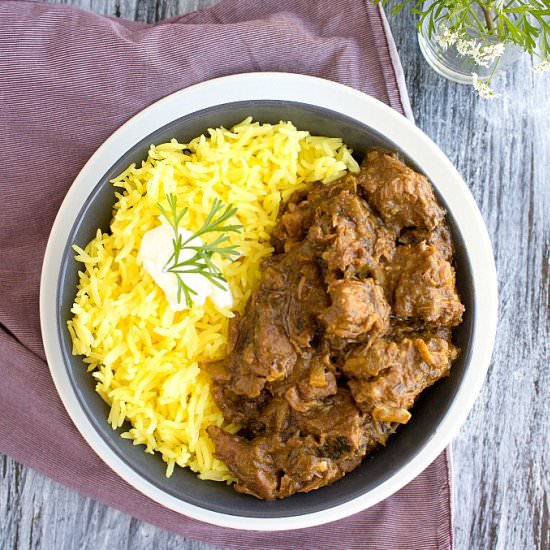 Slow Cooker Lamb Curry