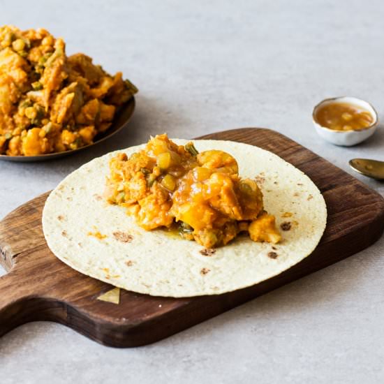 Aloo Gobi Wraps
