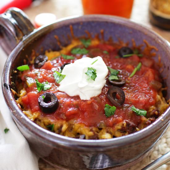Taco Casserole For One