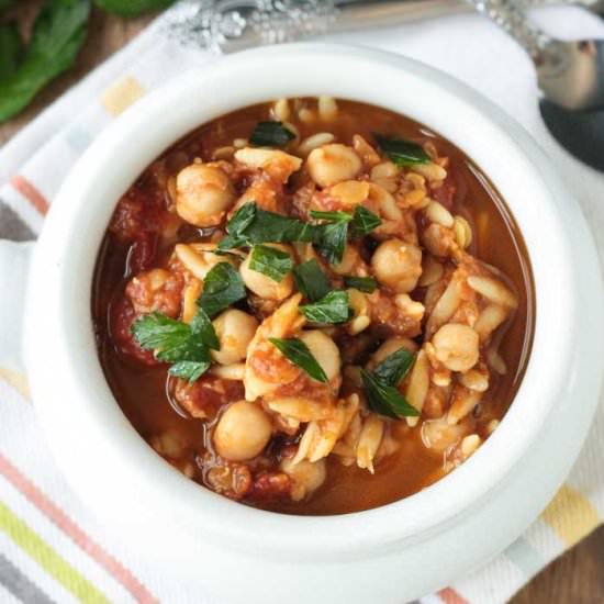Slow Cooker Red Lentil Stew