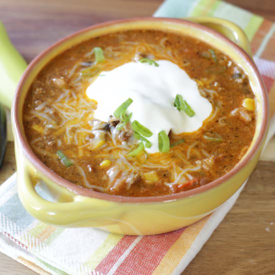 Lots-ah-meat Chili