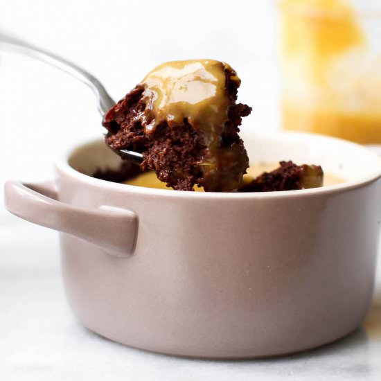 Chocolate Pumpkin Pudding Cake