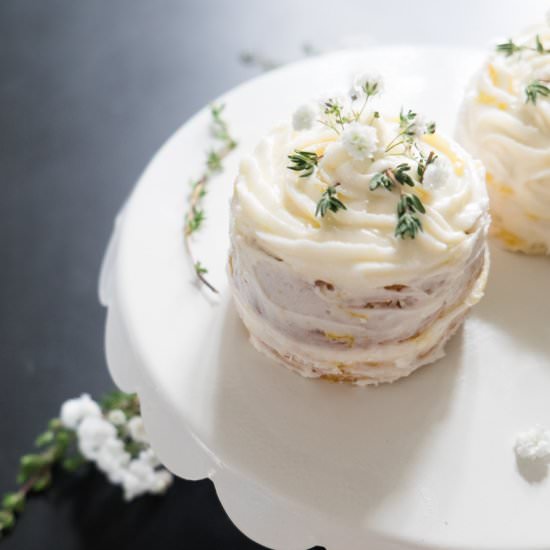 Peach Thyme Teacakes