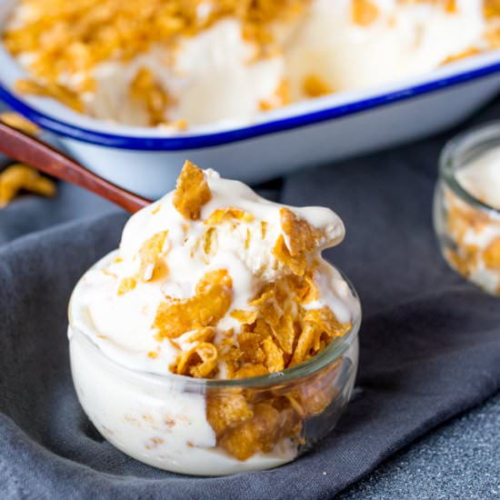 No-churn cereal milk ice cream
