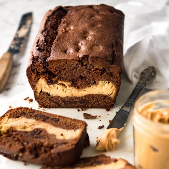 PEANUT BUTTER CHEESECAKE BREAD
