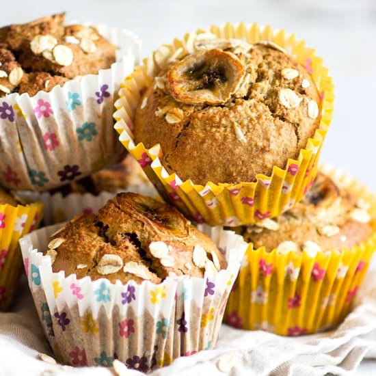 BANANA, APRICOT AND HONEY MUFFINS