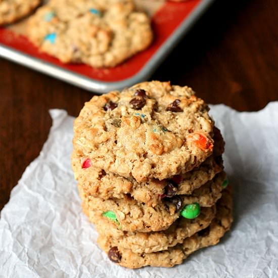 Chewy Monster Cookies