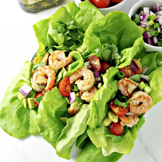 Loaded Shrimp Tacos