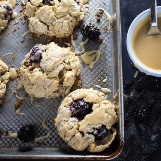 Blackberry Sour Cream Scones