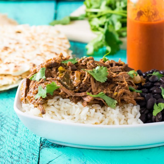 Slow Cooker Cuban Shredded Beef